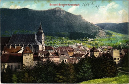 * T2/T3 1908 Brassó, Kronstadt, Brasov; Látkép / General View (fl) - Non Classificati