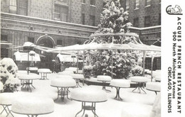 ** T1 Chicago (Illinois), Jacques French Restaurant, Outdoor Dining Patio In Winter. 900 North Michigan Avenue - Non Classés