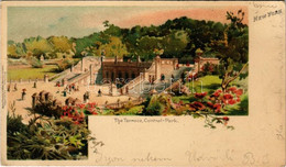 * T2/T3 New York, The Terrace, Central Park. Raphael Tuck & Sons "View" Postcard No. 5069. Litho S: Florence Robinson - Non Classés