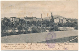 T3/T4 1904 Sarajevo, Landesspital / Hospital (wet Damage) - Ohne Zuordnung