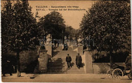 ** T2 Tallinn, Reval; Harjuwärawa Mäe Trepp / Terrasse Bei Der Schmiedepforte / Hill, Stairs (from Postcard Booklet) - Ohne Zuordnung