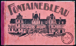 Fontainebleau Postcards Booklet With 19 Postcards - Zonder Classificatie