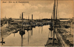 ** T2 Klaipeda, Memel; Blick Von Der Eisenbahnbrücke / View From The Bridge, Quay, Boats - Non Classificati