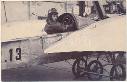 T2 1915 Nemti, Harci Kétfedelű Repülőgép Tanulógéppé átalakítva / Fokker Biplan Fighter Aircraft As A Training Plane. Ph - Non Classificati