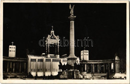 * T2/T3 1938 Budapest XXXIV. Nemzetközi Eucharisztikus Kongresszus Főoltára Este / 34th International Eucharistic Congre - Non Classés