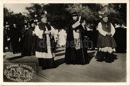 T2/T3 1938 Budapest XXXIV. Nemzetközi Eucharisztikus Kongresszus, Pacelli Bíboros (később XII. Piusz Pápa) áldást Oszt / - Non Classés