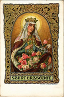 ** T2/T3 Árpád-házi Szent Erzsébet. Rigler József Ede R.J.E. 16/9. / Die Heilige Elisabeth / Saint Elizabeth Of Hungary  - Non Classés
