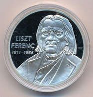 Ifj. Szlávics László (1959-) 2011. "Nagy Magyarok / Liszt Ferenc 1811-1886" Ezüstözött Cu Emlékérem (40mm) T:PP - Ohne Zuordnung