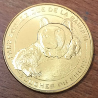 13 LA BARBEN ZOO L'OURS MDP 2014 MINI MÉDAILLE SOUVENIR MONNAIE DE PARIS JETON TOURISTIQUE TOKENS MEDALS COINS - 2014