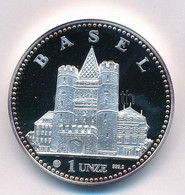 Svájc 1999. "Basel" Jelzett Ag Emlékérem (31,26g/0.999/32mm) T:PP  Switzerland 1999 "Basel" Hallmarked Ag Commemorative  - Ohne Zuordnung