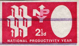 GREAT BRITAIN 1962 Industry Production NPY 2½d OVPT.IMPERF. ERROR:no Head No Gum - Variedades, Errores & Curiosidades