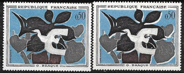 France Dallay N° 1344 Et 1344a  Couleurs Décalées     Neufs *  * TB= MNH VF   - Unused Stamps