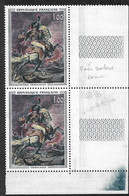 France Dallay  Paire Bord De Feuille N° 1396 Et 1396c Sabre Rougi   Neufs *  * TB= MNH VF   - Nuevos