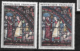 France Dallay  N° 1409 Et 1409a  Couleurs Décalées  Neufs *  * TB= MNH VF   - Nuevos