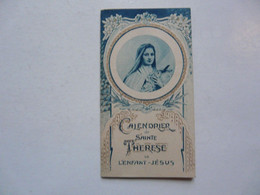 VIEUX PAPIERS - CALENDRIER DE STE THERESE 1935 - Grand Format : 1921-40