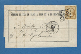 BOUCHES DU RHONE MARSEILLE GC 2240 PORT LOCALE 1865 - 1849-1876: Klassieke Periode