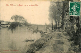 Chatou * Le Pont Vue Prise Dans L'ile - Chatou