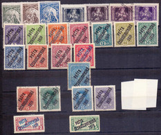 CZECHOSLOVAKIA - COLLECTIONS  1918 To 1965 - **/*/o - 30 Scans - Other & Unclassified