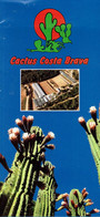 Cactus Costa Brava Ancien Dépliant Présentant Un Grand Nombre De Cactus Et De Plantes Grasses - Dépliants Touristiques