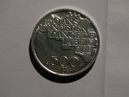 Monnaies-Belgique-500Fr-150 Ans D'indépendance De La Belgique- 1980. - 500 Francs
