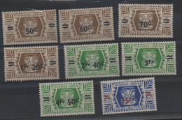 WALLIS ET FUTUNA N° 148/155 **  - Cote 9.00 € - Nuevos