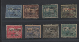 WALLIS ET FUTUNA TAXE  N° 1/10 *  - COTE 57 € - Timbres-taxe