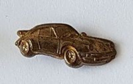 Pin's  Doré  Automobile  PORSCHE  3 D - Porsche