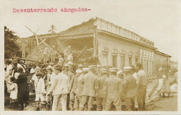 Real Photo Earthquake Or Flood  Desenterrendo Ahogados.  Sauvetage . - El Salvador