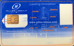 FRANCE  -  Carte GSM  -  " Gilles Leroux " - Mobicartes: Móviles/SIM)