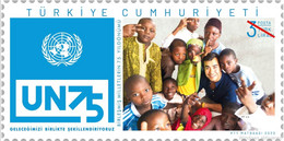 Turkey 2020, 75th Anniversary Of The United Nations, MNH Single Stamp - Nuovi