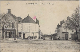 Delcampe - 18  Avord   Camp D'avord  Route De Beaugy - Avord