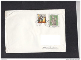 SLOVAKIA, COVER, ART, REPUBLIC OF MACEDONIA  (006) - Cartas & Documentos