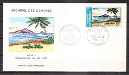 ARCHIPEL COMORES - FDC PA 35 - MOHELI NIOUMATCHOUA VUE DES ILOTS - 03.05.1971 - COMOROS - KOMOREN - Brieven En Documenten