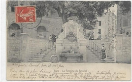 D 83. RIANS.  LA FONTAINE DU POSTEUIL EN 1909 - Rians