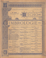 Echo De La Timbrologie 1938 Janvier à Mai  15 - Philatélie Et Histoire Postale