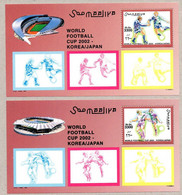 Somalia, 2002, Soccer World Cup Japan And South Korea, Football, MNH, Michel Block 86-87 - Somalie (1960-...)