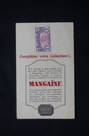 RÉUNION - Type Carte De L 'île Sur Document Publicitaire Médicale Mangaïne  - L 77393 - Briefe U. Dokumente