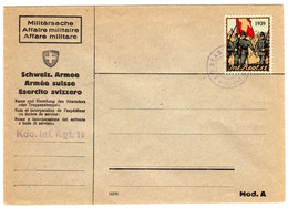 Suisse : Camp D'Internement 1940 : Lettre - Cachet - Lettres & Documents