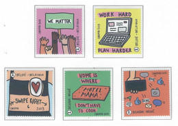 COB  4867/4871  (MNH) - Unused Stamps