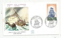 FDC , Premier Jour , Pêche à La Morue , D'aprés Garneray,TERRE NEUVAS ,35 , DINARD ,1972, Frais Fr 1.45 E - 1970-1979