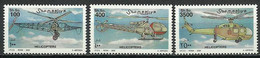 Somalia, 2000, Helicopters, Aviation, MNH, Michel 811-813 - Somalia (1960-...)