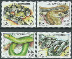 Somalia, 1994, Snakes, Reptiles, Animals, MNH, Michel 528-531 - Somalia (1960-...)