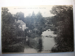 Carte Postale Pont Scorff (56) La Vallée Du Scorff - Vue Du Pont ( Petit Format Noir Et Blanc Non Circulée ) - Pont Scorff