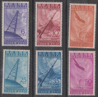 Italia 1947 Posta Aerea UnN°A136/A141 6v Cpl MNH/** - Luftpost