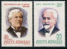 ROMANIA 1968 Birth Anniversaries MNH / **   Michel 2684-85 - Ungebraucht