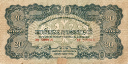 HUNGARY 20 PENGO 1944   P-M6b   Circ. - Hongrie