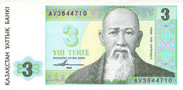 3 Tehte Kasachstan 1993 UNC - Kazakistan