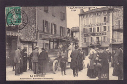 CPA [07] Ardèche La Louvesc Autobus Courrier Circulé - La Louvesc