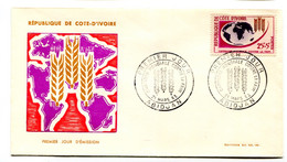 RC 19045 COTE D'IVOIRE N° 209 CAMPAGNE MONDIALE CONTRE LA FAIM 1963 FDC 1er JOUR - TB - Ivory Coast (1960-...)