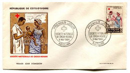 RC 19052 COTE D'IVOIRE N° 224 CROIX ROUGE NATIONALE 1964 FDC 1er JOUR - TB - Ivory Coast (1960-...)